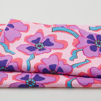 Kaffe Fassett - Collective August 2023 Camo Flower - Pink 2 Yard Cut
