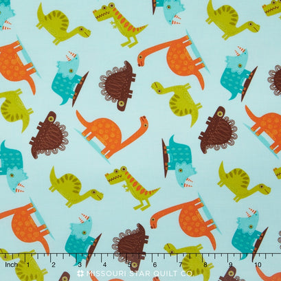 Dinosaur - Toss Blue Yardage