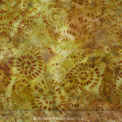 Artisan Batiks - Natural Formations Sunburst Spice Yardage