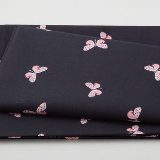 English Garden - Mini Butterfly Black 2 Yard Cut