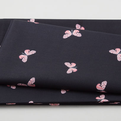 English Garden - Mini Butterfly Black 2 Yard Cut