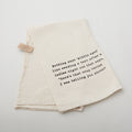 Nothing says Middle Aged Like Soup Recipe after Girls Night Out Kitchen Tea Towel - Natural Primary Image