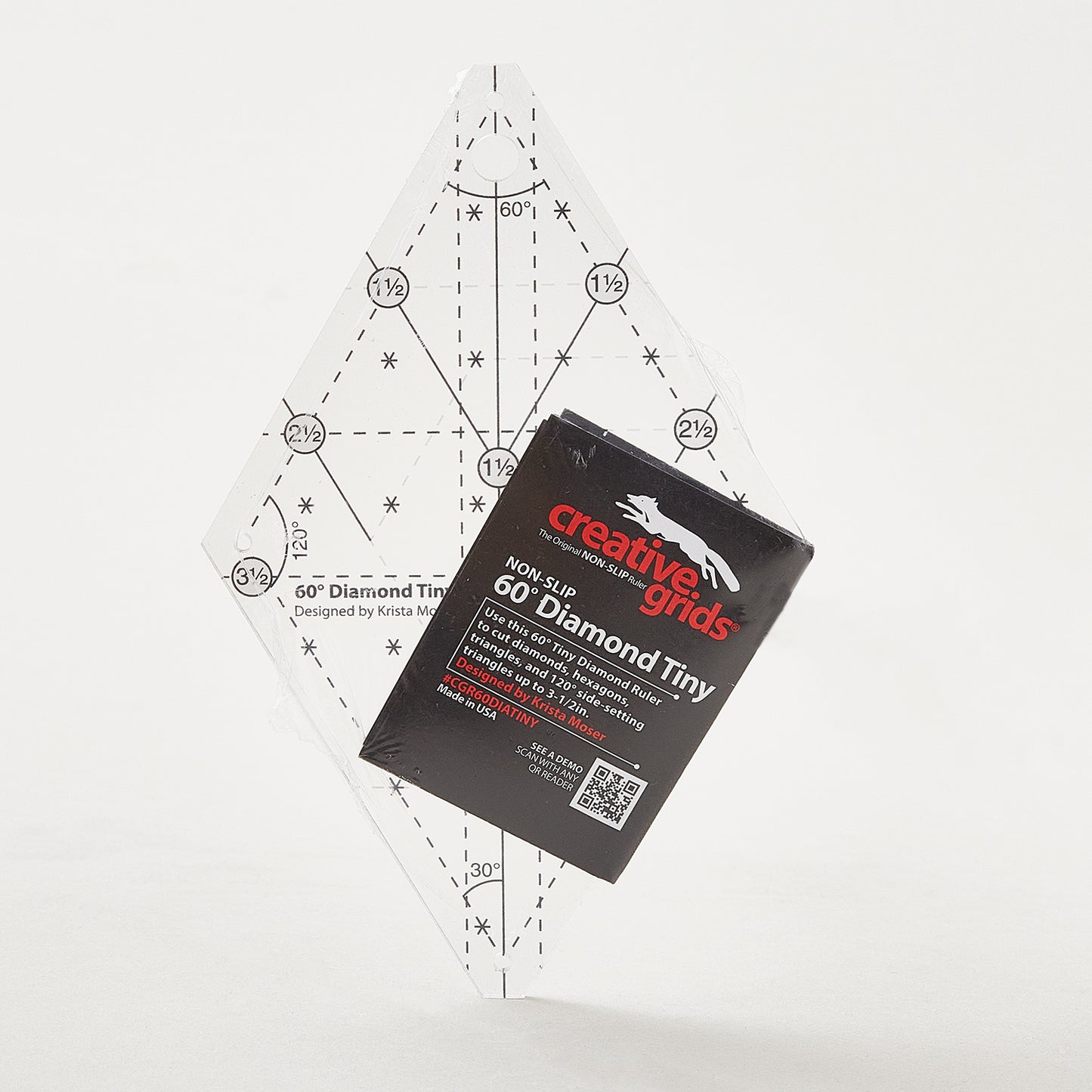 Creative Grids 60 Degree Tiny Diamond Ruler