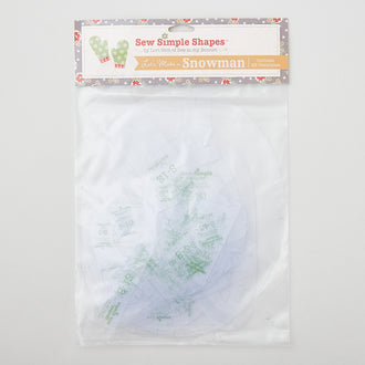 Lori Holt Home Town Holiday Let's Make A Snowman Simple Shapes Templates
