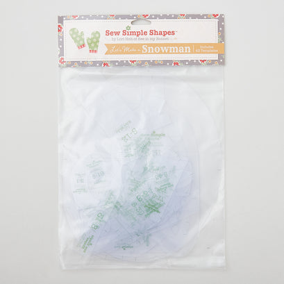 Lori Holt Home Town Holiday Let's Make A Snowman Simple Shapes Templates