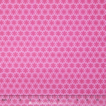 Wildflower Meadow - Flower Hot Pink Yardage