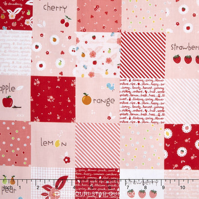 Sweet Orchard - Orchard Main Designer Cloth Pink Yardage