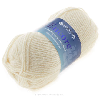 Encore Worsted Ecru Yarn 100g
