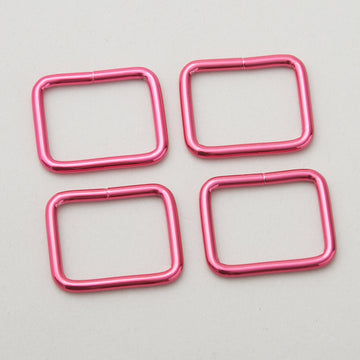 Sallie Tomato Tula Pink 1" Rectangle Rings - Set of Four Pink Primary Image