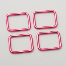 Sallie Tomato Tula Pink 1" Rectangle Rings - Set of Four Pink Primary Image