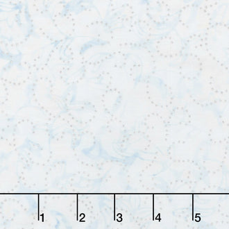 Artisan Batiks - Northwoods 7 Swirls Ice Metallic Yardage