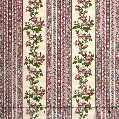 Belcourt - Wallpaper Stripe Rose Pink Yardage