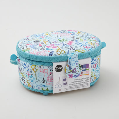 Embroidery Sewing Basket