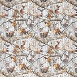 Realtree - Plank Deer Branches Gray Yardage Primary Image