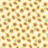 Gnome-kin Patch - Sunflower Toss Cream Yardage Primary Image