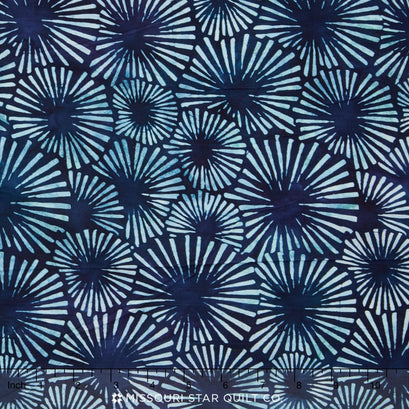 Artisan Batiks - Color Source 5 Fireworks Indigo Yardage