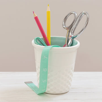 Thimble Container - Aqua