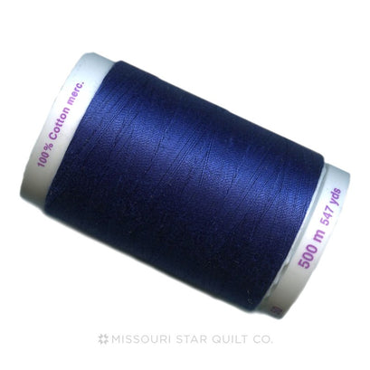 Mettler 50 WT Cotton Silk Finish Thread Imperial Blue