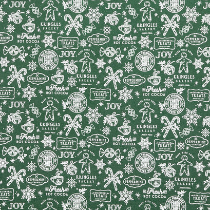 Old Fashioned Christmas - Treats Pine Flannel Yardage