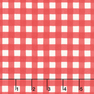 Willow's Farm - Farm House Gingham Barn Red Yardage