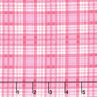 J is for Jeep - Pink Colorway Jeep Plaid Pink Yardage