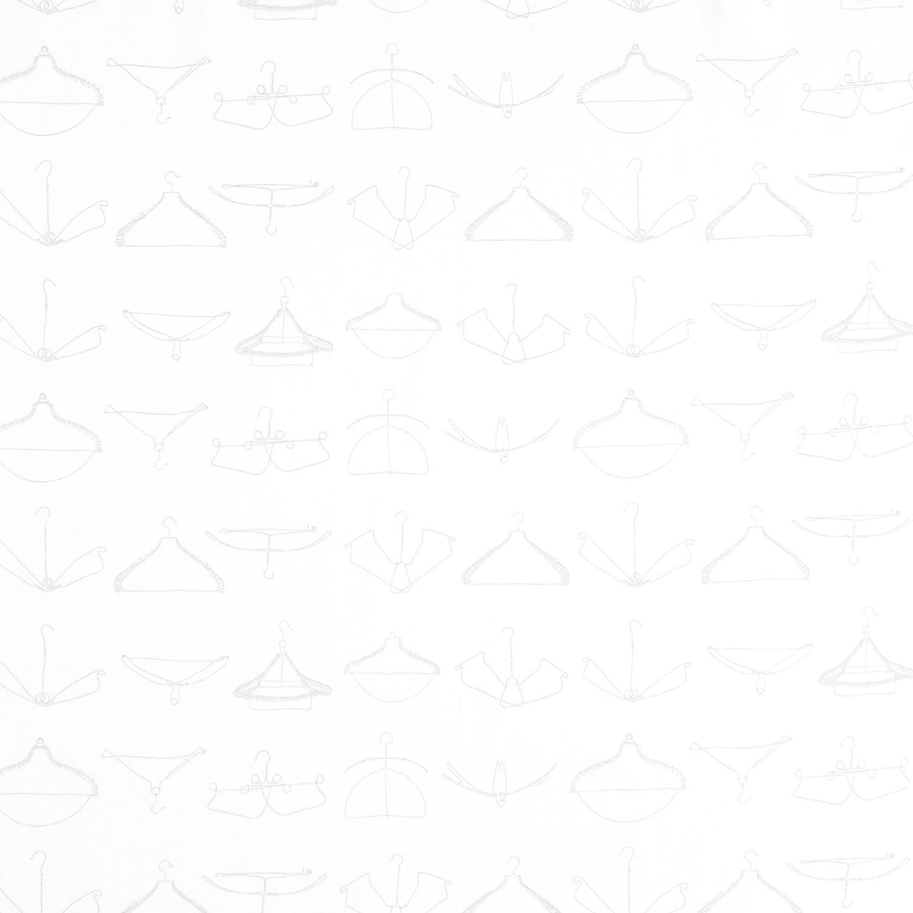 Press On - Wire Hangers White Yardage Primary Image