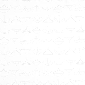 Press On - Wire Hangers White Yardage Primary Image