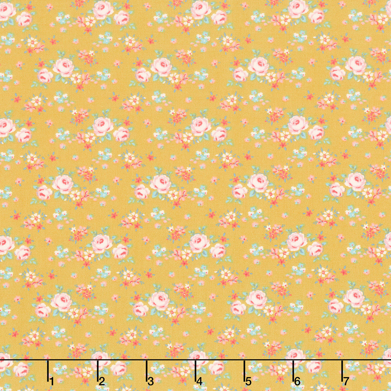 Creating Memories - Spring - Gracie Yellow Yardage Primary Image