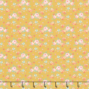 Creating Memories - Spring - Gracie Yellow Yardage Primary Image