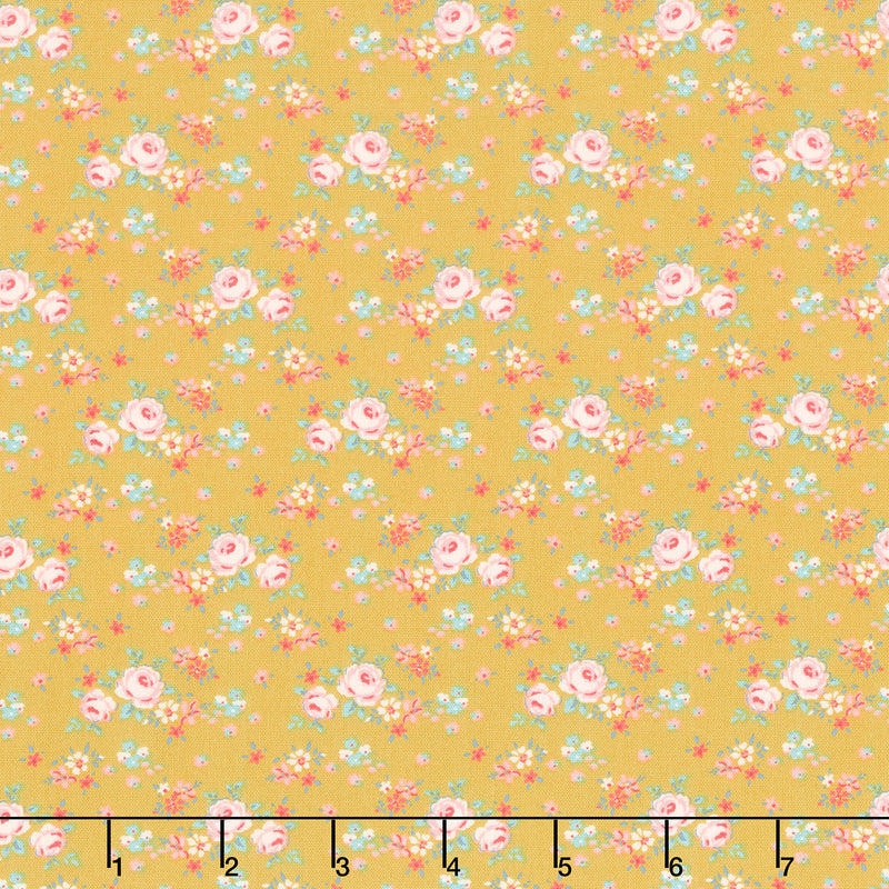 Creating Memories - Spring - Gracie Yellow Yardage Primary Image