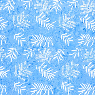 Tonga Batiks - Bluebell Fern Bluebell Yardage
