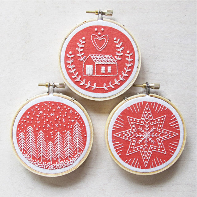 Holiday Ornaments Embroidery Kit Primary Image