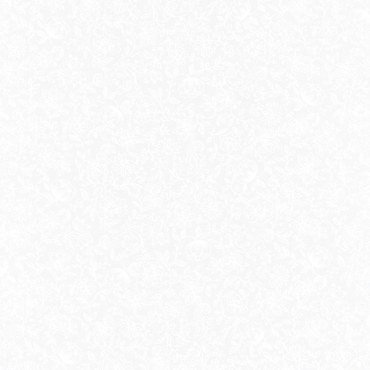 Blackout (Robert Kaufman) - Vines White Yardage Primary Image