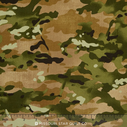 Because of the Brave - Burlap Yardage