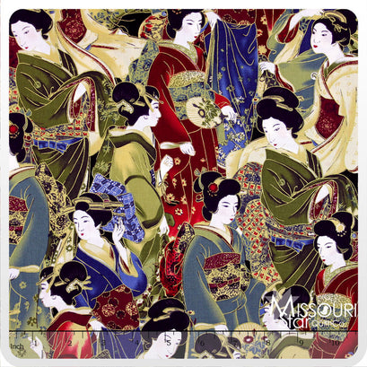 Oriental Traditions Crimson - Crimson Yardage
