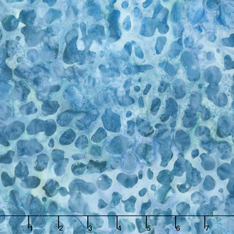 Artisan Batiks - Aqua Spa Pebbles Aqua Yardage