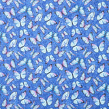 Rhapsody in Blue (Northcott) - Butterflies Purple Multi Yardage Primary Image