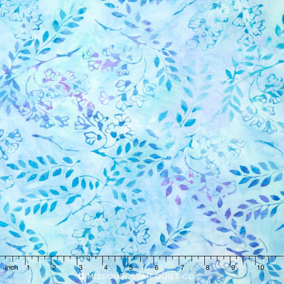 Artisan Batiks - Serendipity 2 Blooming Spray Azure Yardage