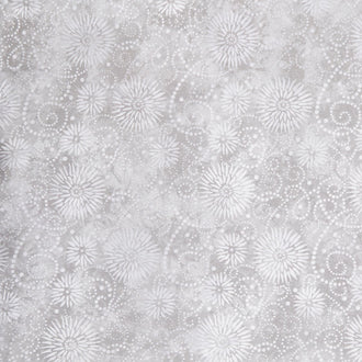 Wilmington Essentials - Flower Burst Gray 108" Wide Backing