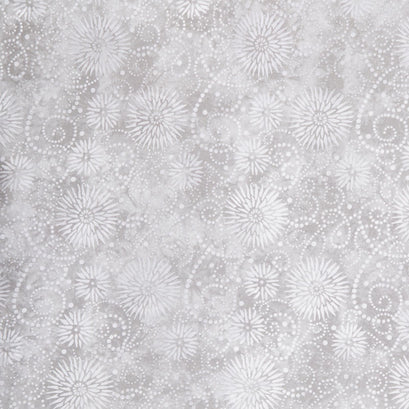 Wilmington Essentials - Flower Burst Gray 108" Wide Backing