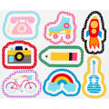 This and That - Novelty Pillow Multi Panel