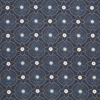 Starfall - Medallion Navy Yardage
