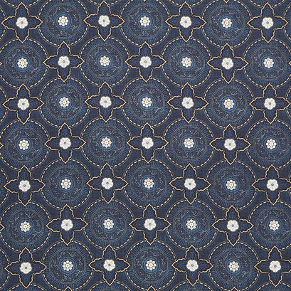 Starfall - Medallion Navy Yardage