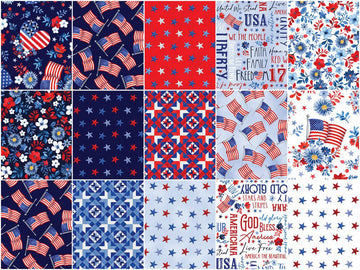 Faith, Family, Freedom Fat Quarter Bundle Alternative View #2