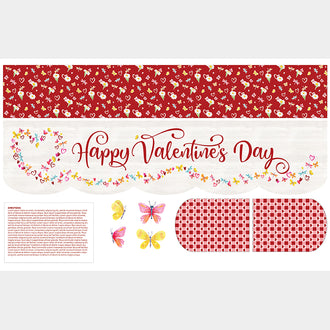 Mantel Runners - February Valentines Panel