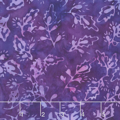 Tonga Batiks - Zing Little Buds Grape Yardage