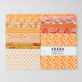 Handpicked Produce - Fanciful Florals Orange Fizz 10" Stackers 24 pcs. Primary Image