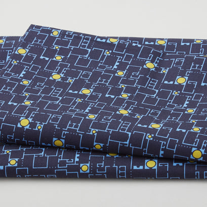 Architecture - Floor Plan Blueprint 2 Yard Cut