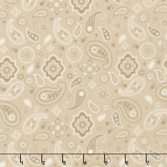American Heritage - Bandana Tan Yardage