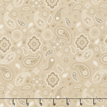 American Heritage - Bandana Tan Yardage